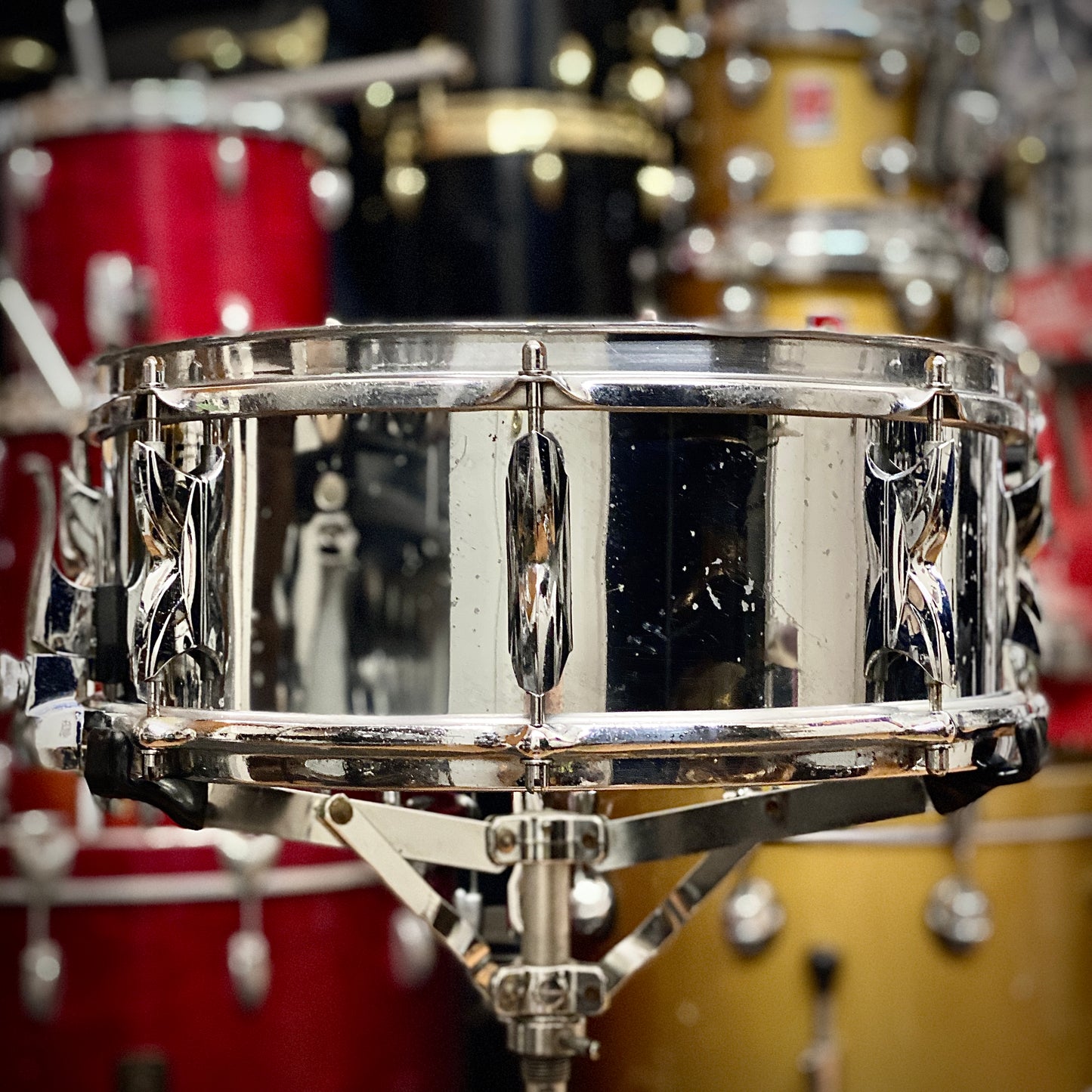 Premier 5x14 “All Metal” Aluminum Snare Drum – 1970s