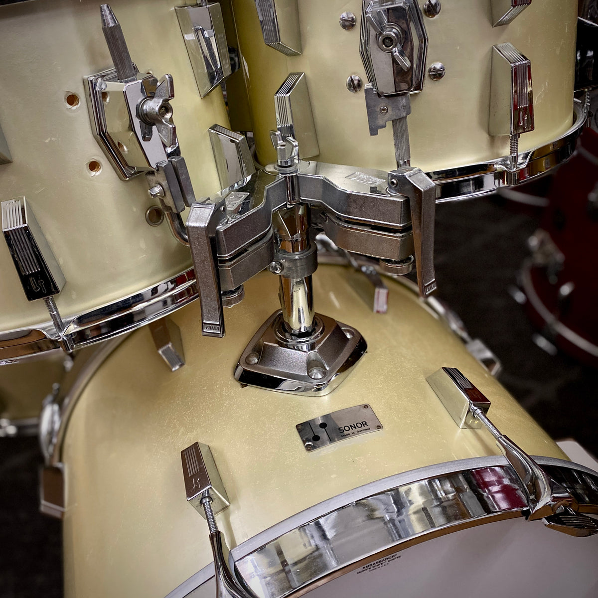 Sonor Champion Drum Set - Metallic Silver (1970s)