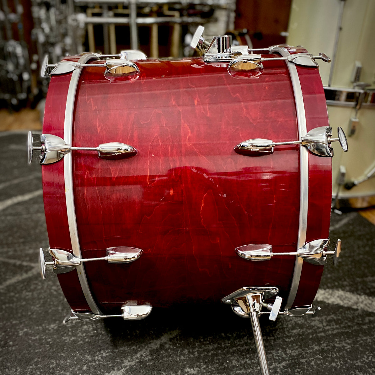 Gretsch USA Custom 12/16/22 Drum Set – Wine Red (1980s)