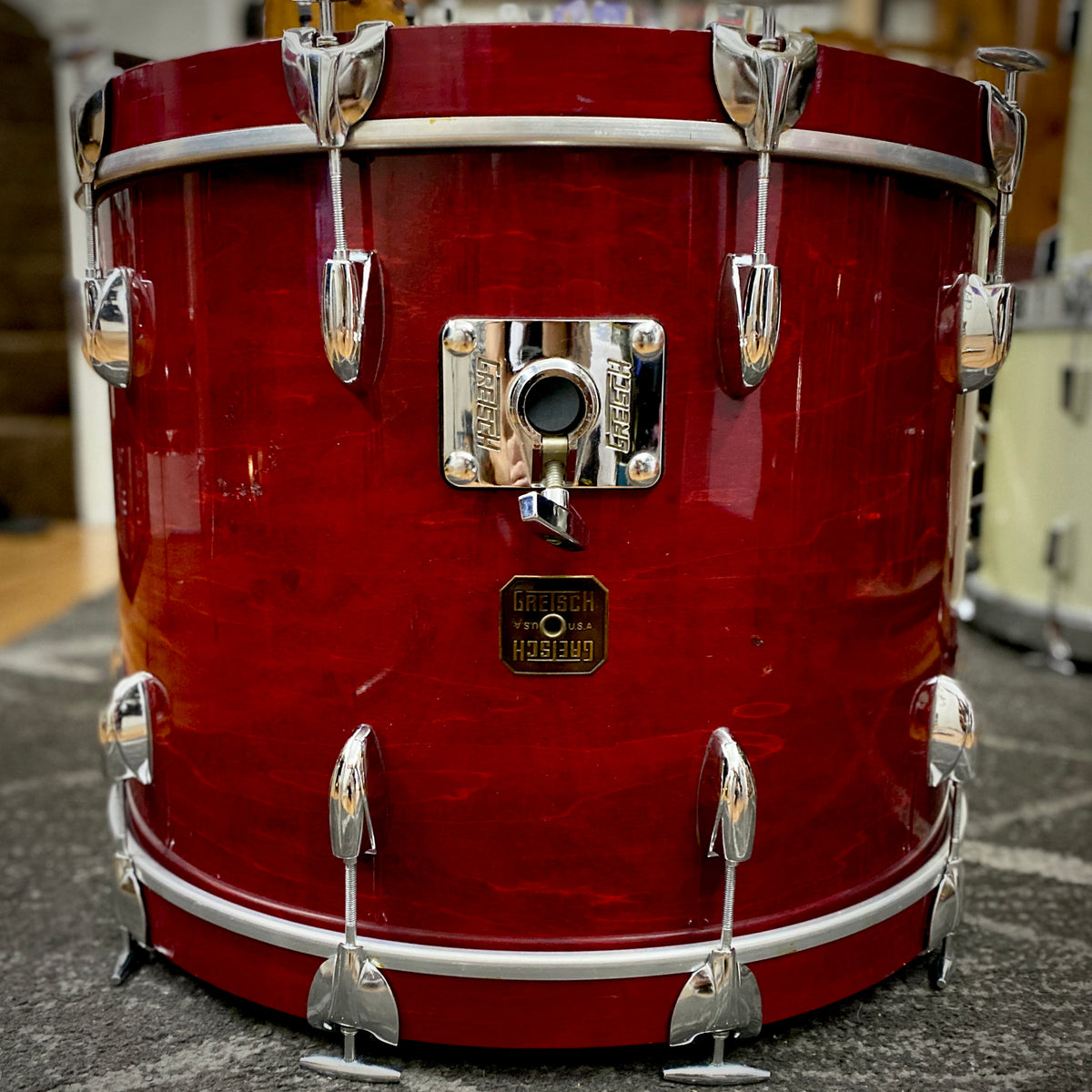 Gretsch USA Custom 12/16/22 Drum Set – Wine Red (1980s)