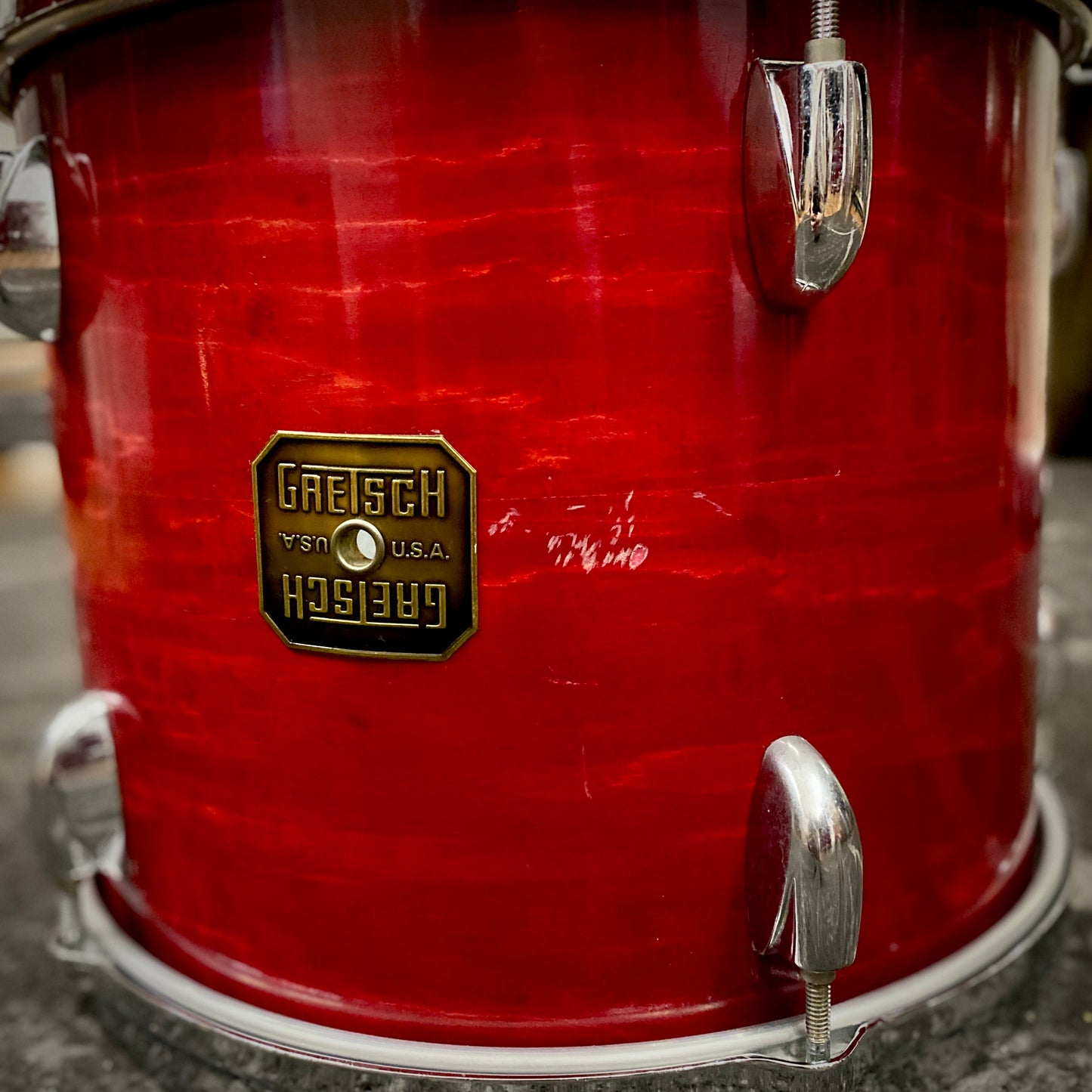 Gretsch USA Custom 12/16/22 Drum Set – Wine Red (1980s)