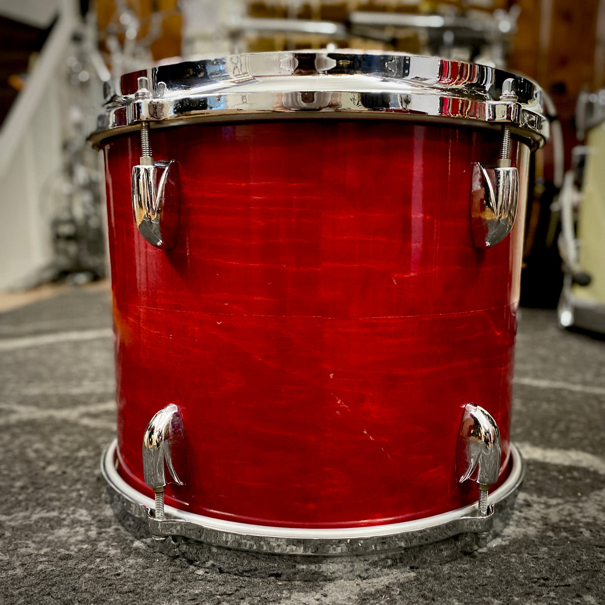 Gretsch USA Custom 12/16/22 Drum Set – Wine Red (1980s)