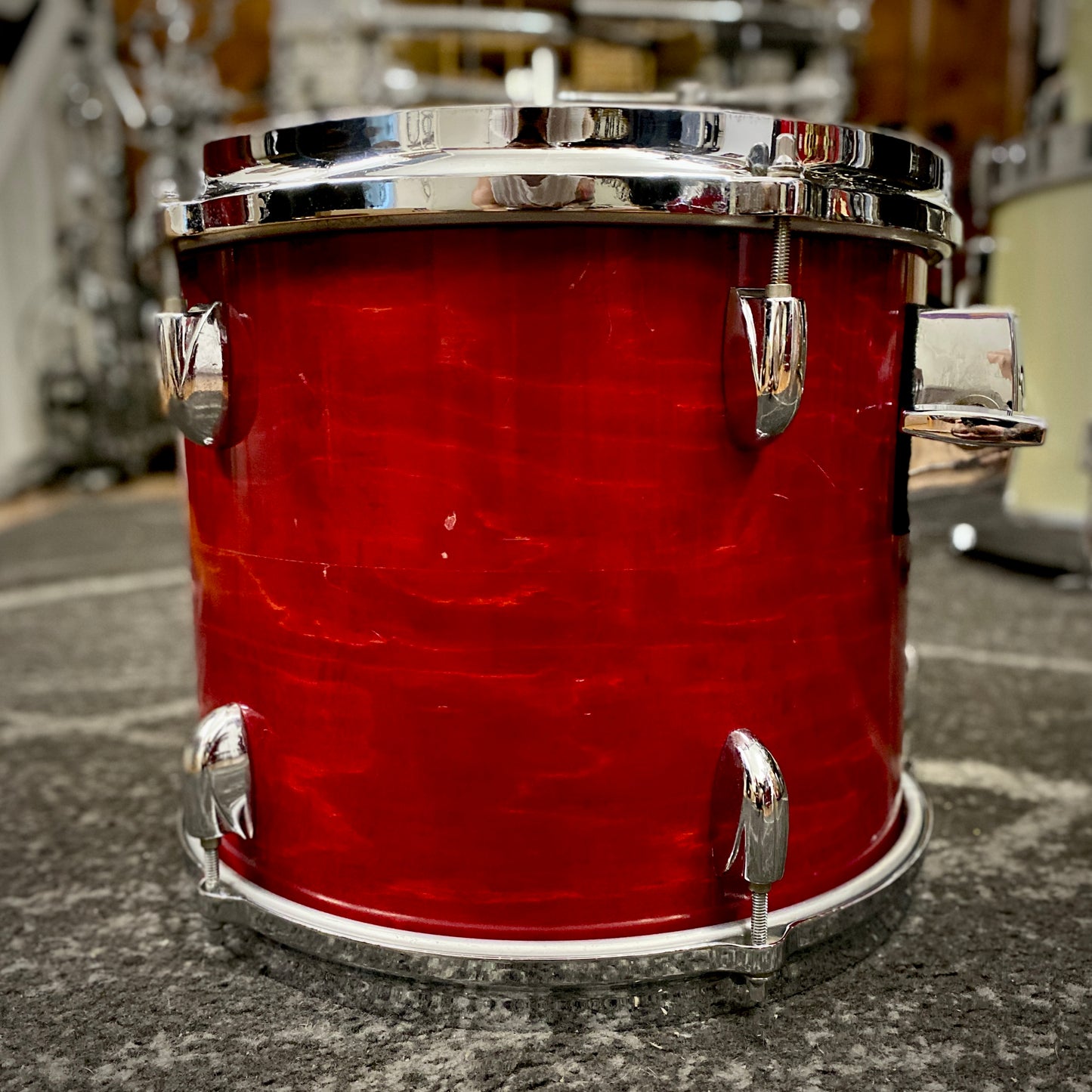 Gretsch USA Custom 12/16/22 Drum Set – Wine Red (1980s)