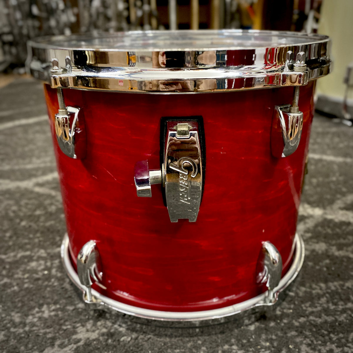 Gretsch USA Custom 12/16/22 Drum Set – Wine Red (1980s)