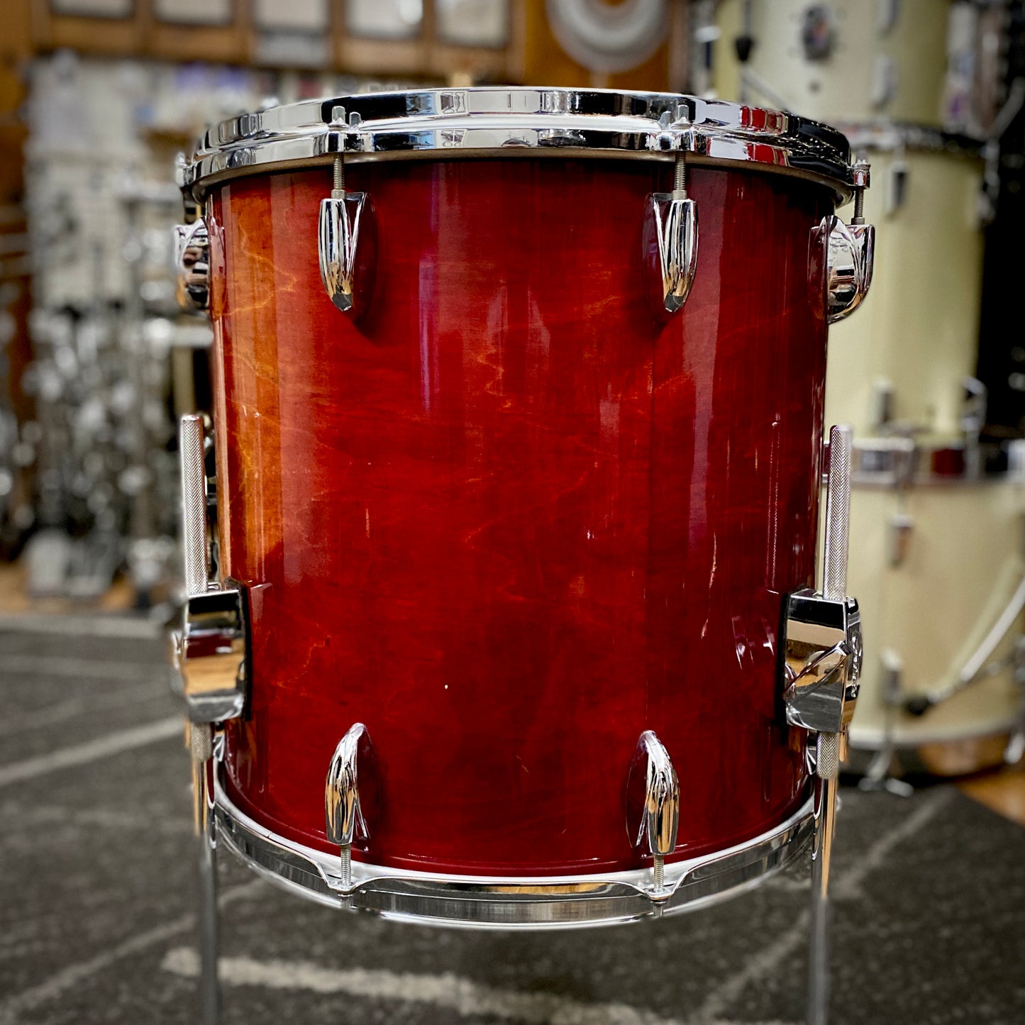 Gretsch USA Custom 12/16/22 Drum Set – Wine Red (1980s)