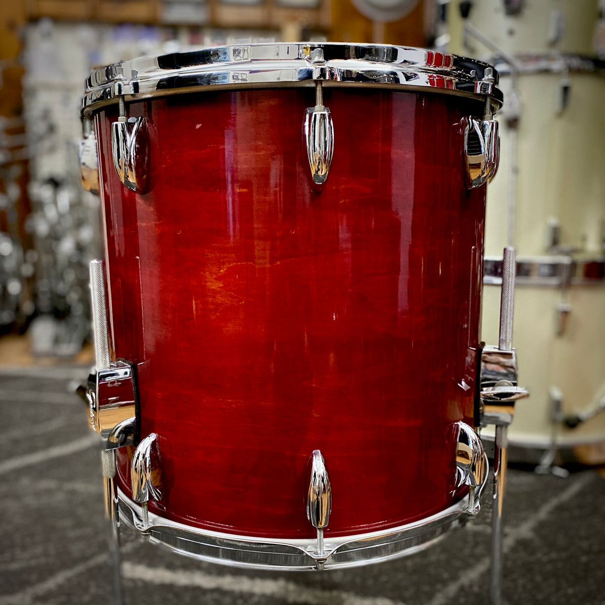 Gretsch USA Custom 12/16/22 Drum Set – Wine Red (1980s)