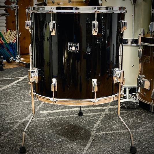 Tama 16x18 Imperialstar Floor Tom - Piano Black (1980s)