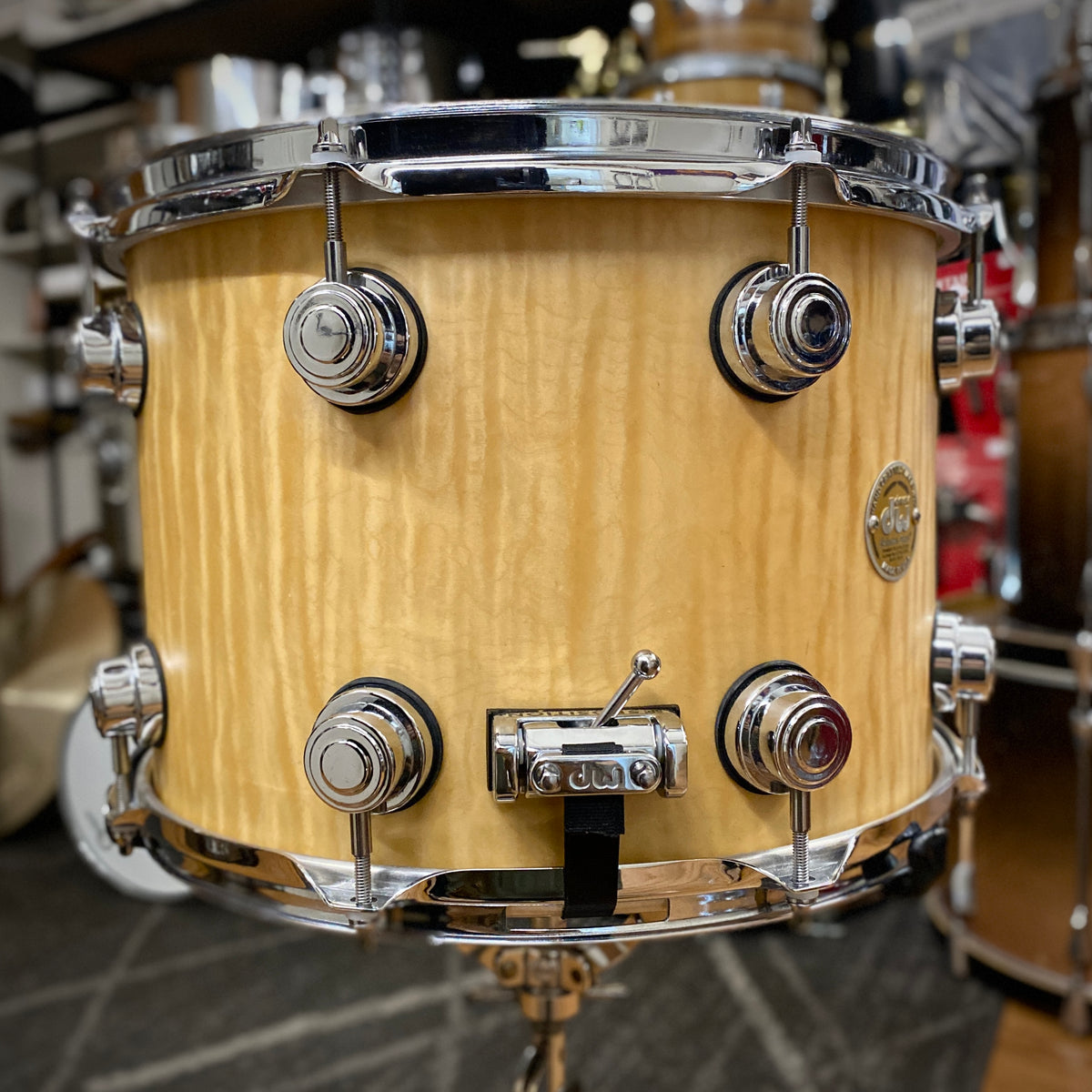 DW Collector’s Series 10x14 Maple Snare Drum – Exotic Quilted Maple (2006)