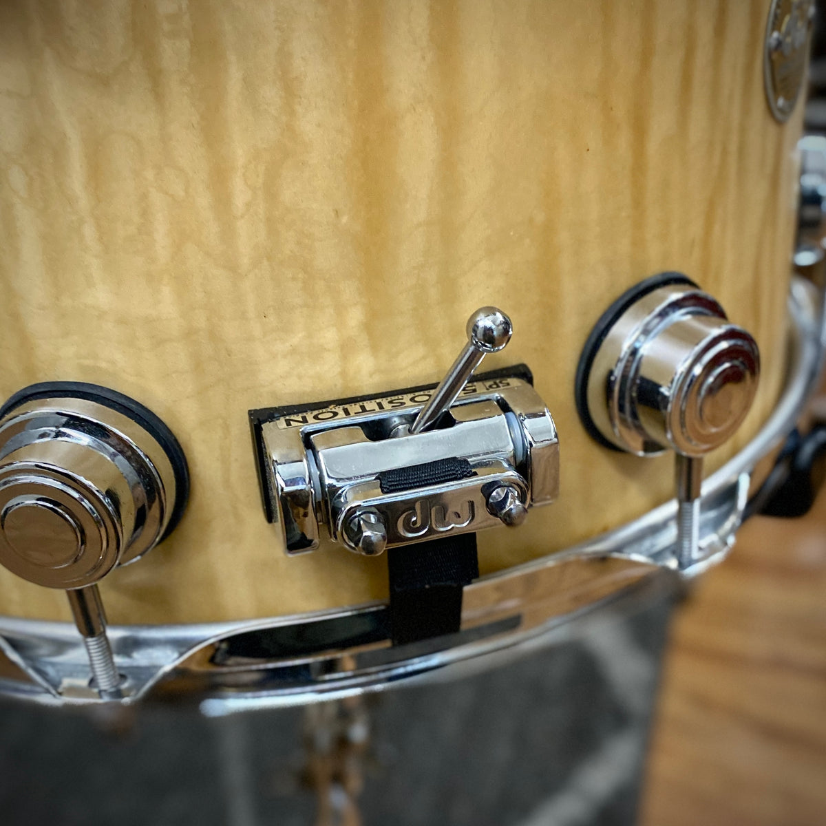 DW Collector’s Series 10x14 Maple Snare Drum – Exotic Quilted Maple (2006)