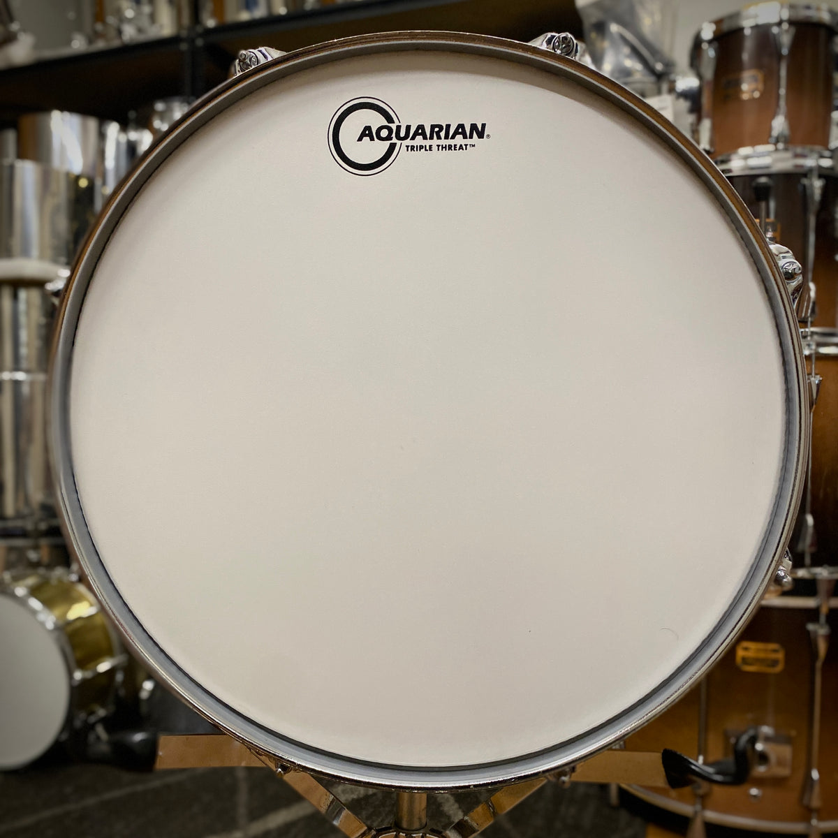 DW Collector’s Series 10x14 Maple Snare Drum – Exotic Quilted Maple (2006)
