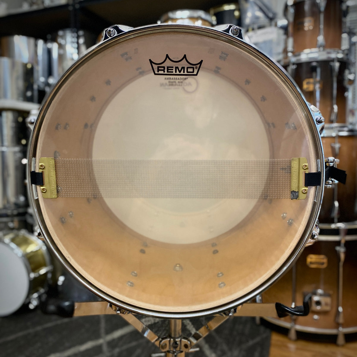DW Collector’s Series 10x14 Maple Snare Drum – Exotic Quilted Maple (2006)
