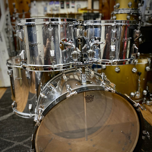 Rogers Chrome Over Wood Drum Kit – 1970s