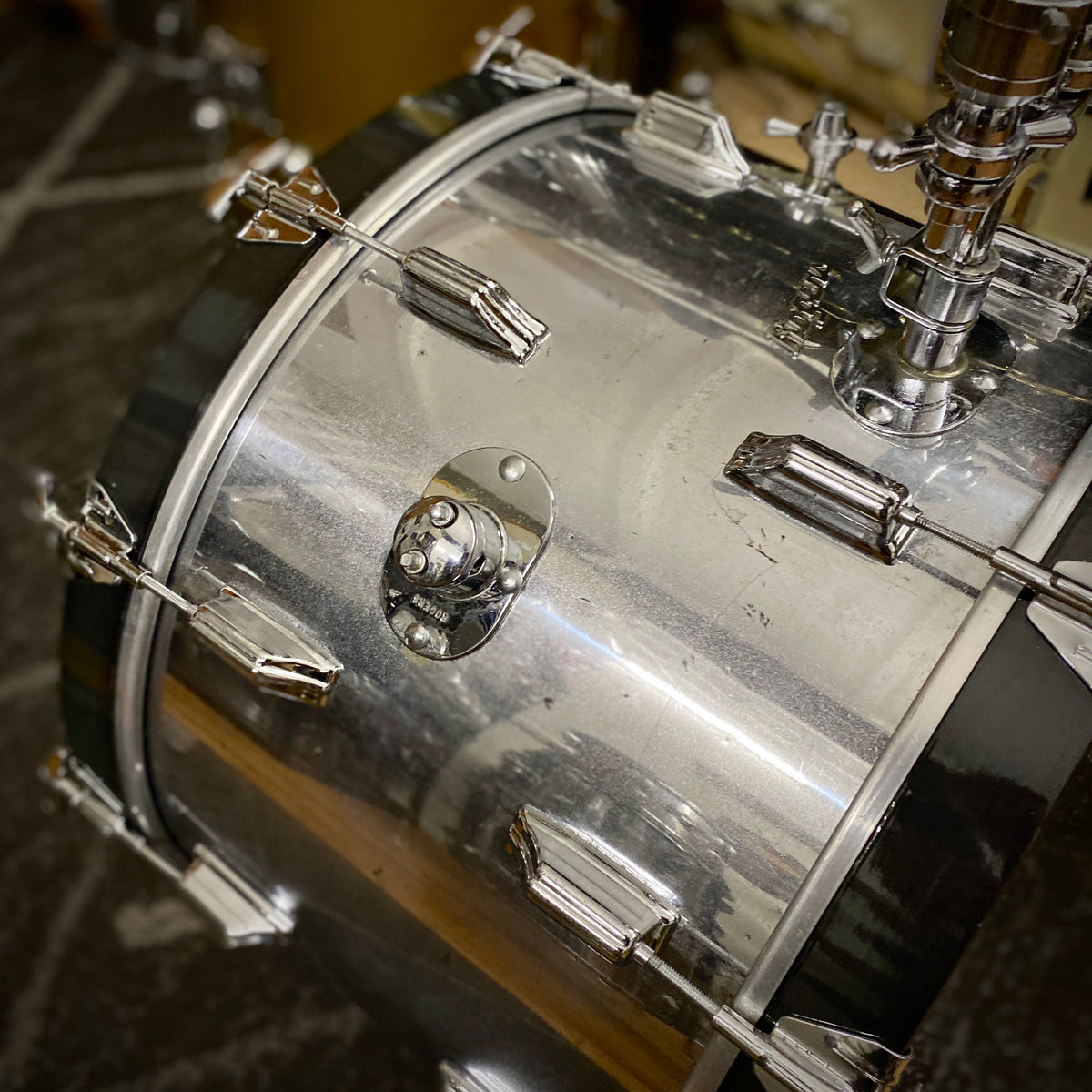 Rogers Chrome Over Wood Drum Kit – 1970s