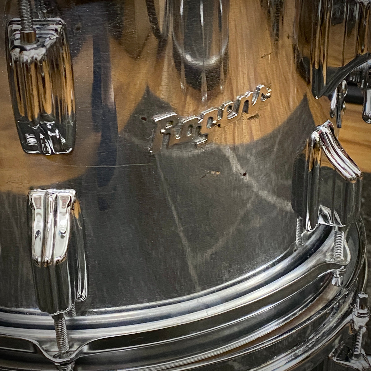 Rogers Chrome Over Wood Drum Kit – 1970s