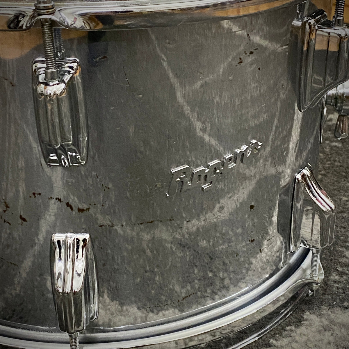 Rogers Chrome Over Wood Drum Kit – 1970s