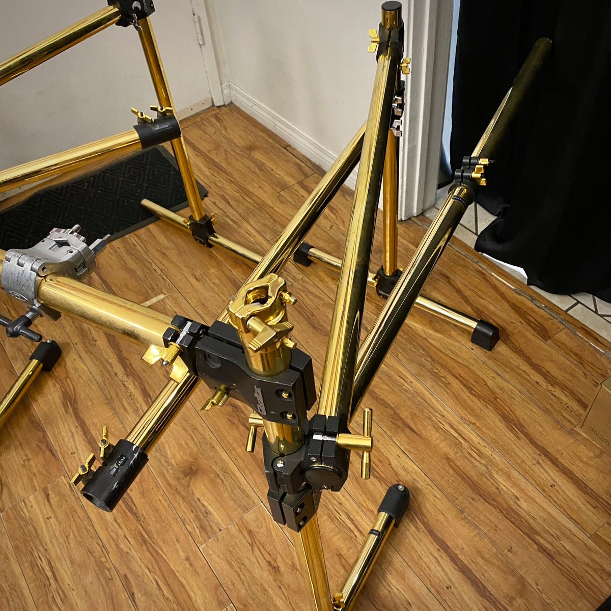 Gibraltar Gold Drum Rack – 1990s