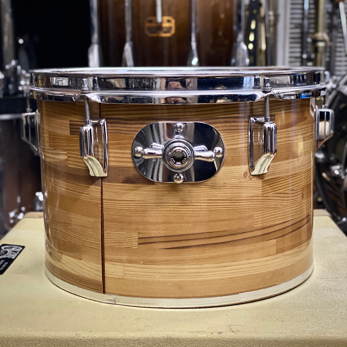 Rogers 9x13 Fullerton Concert Tom – Butcher Block (1970s)