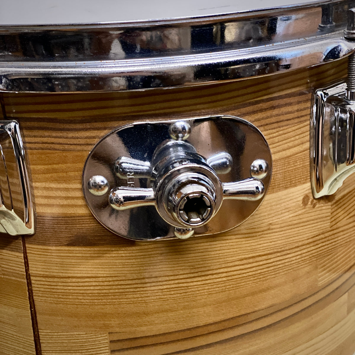 Rogers 9x13 Fullerton Concert Tom – Butcher Block (1970s)