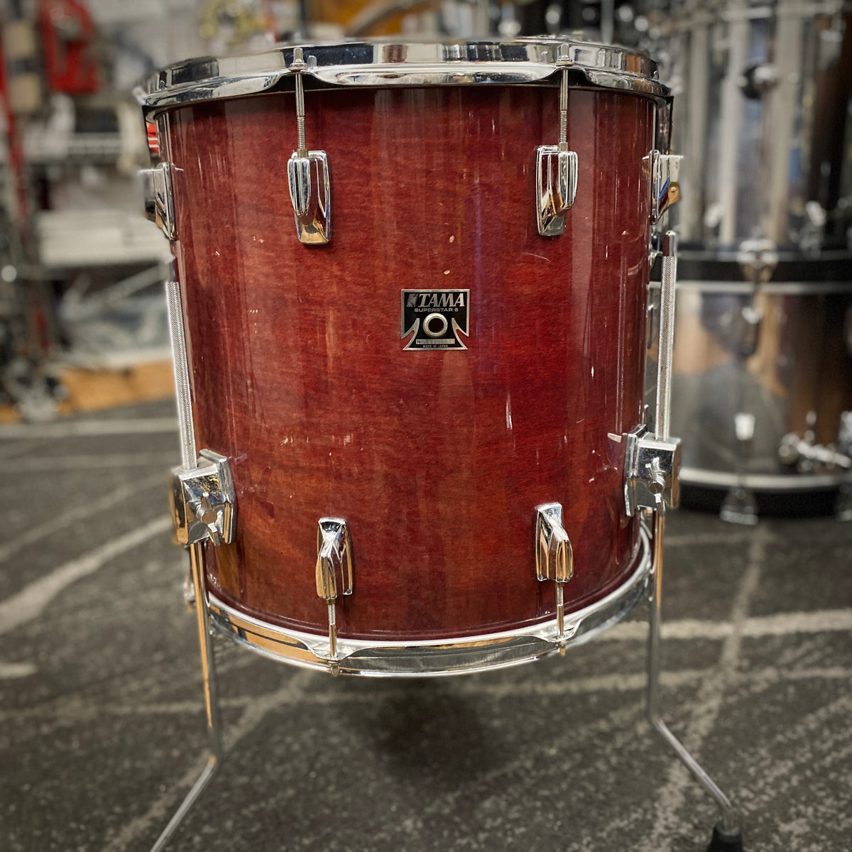 Tama Superstar Drum Set - Cherry Wine (1980s)