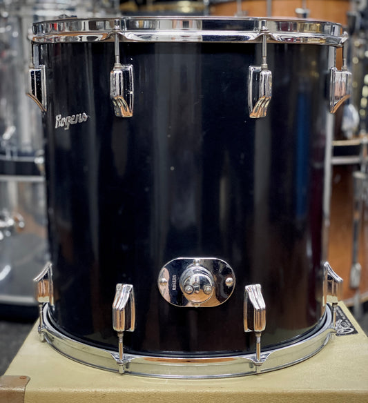 Rogers 16x16 Floor Tom - Black (1970s)