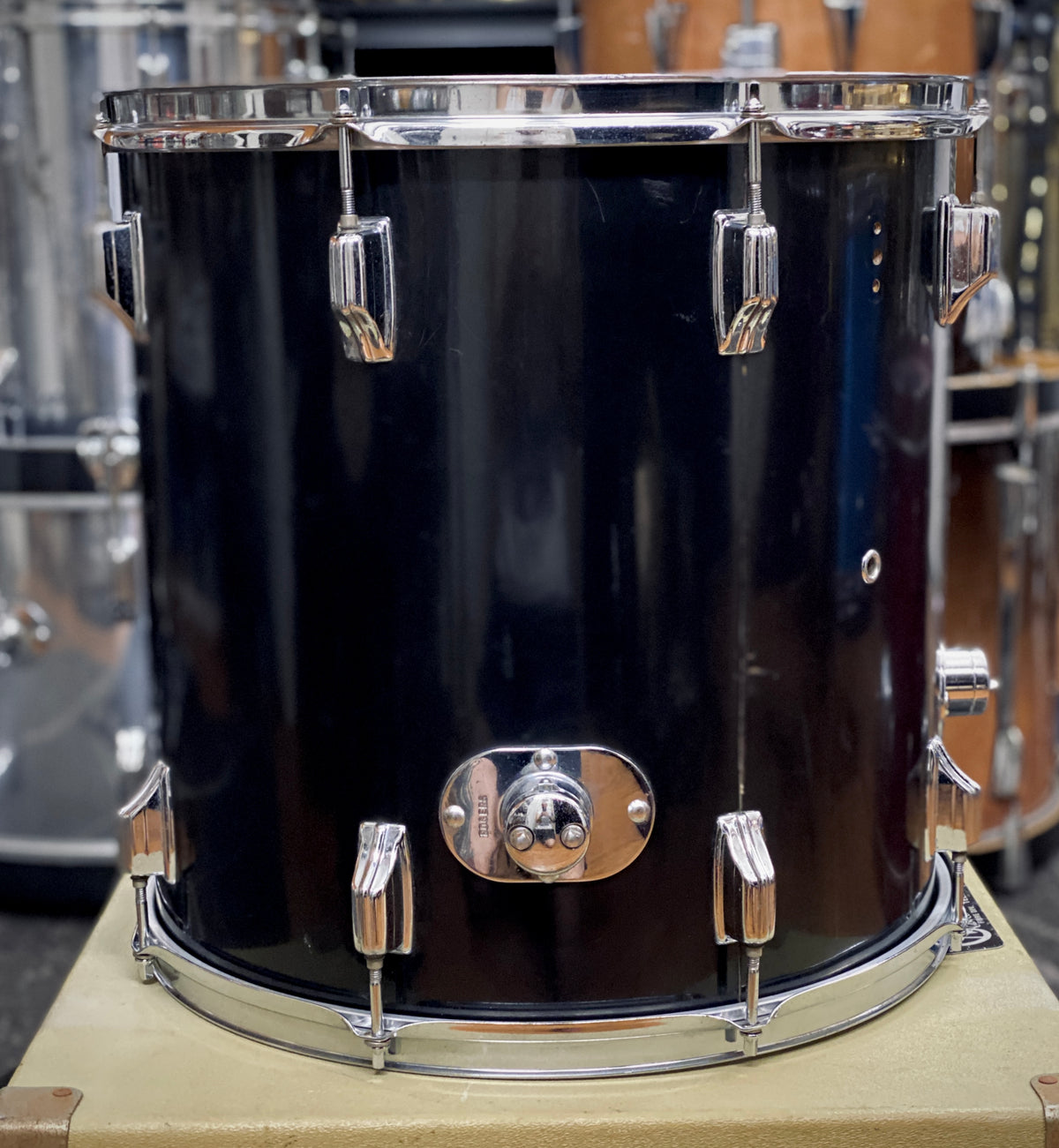 Rogers 16x16 Floor Tom - Black (1970s)
