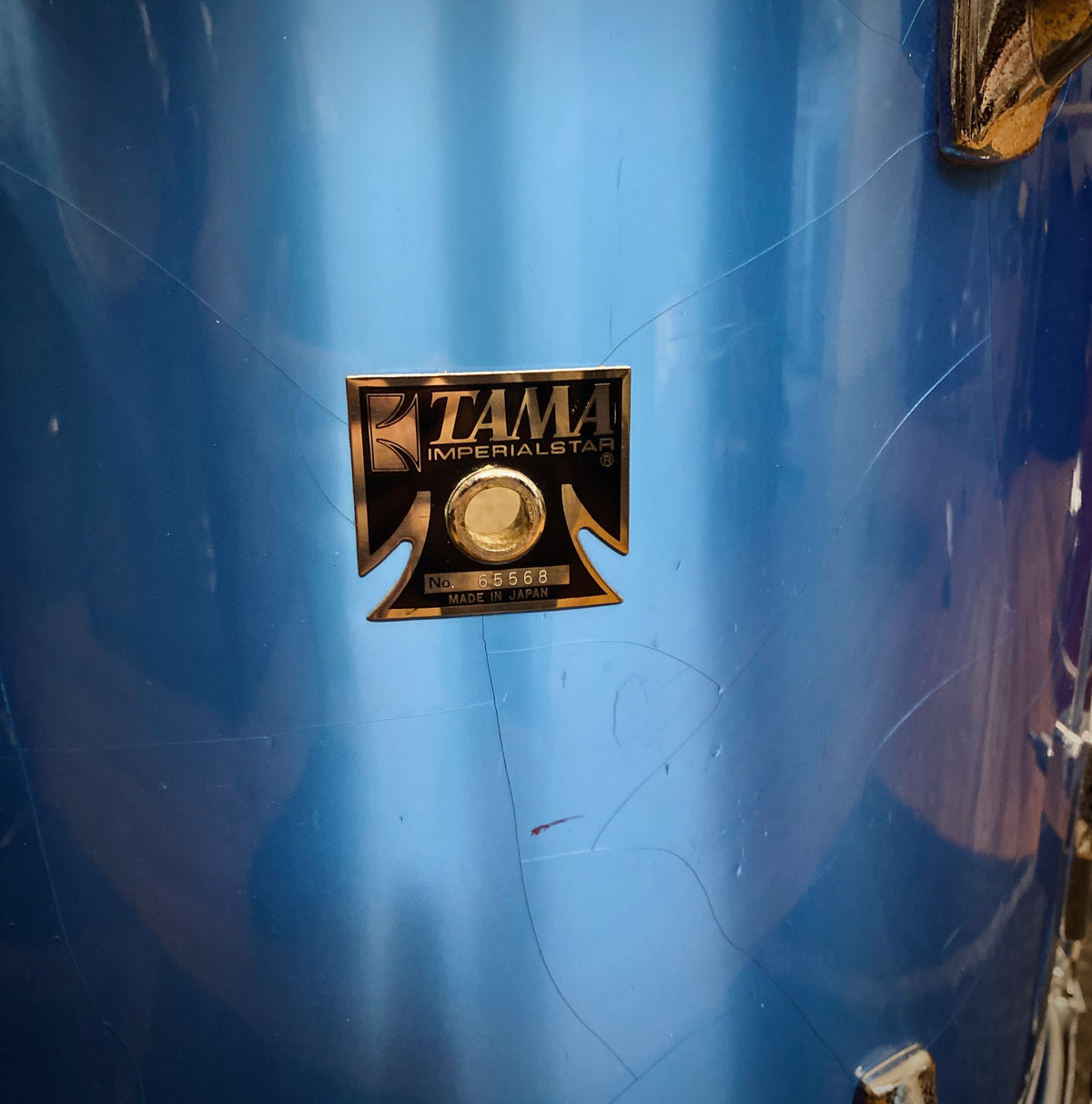 Tama Imperialstar 16x18 Floor Tom Metallic Blue (Mid 1970s)